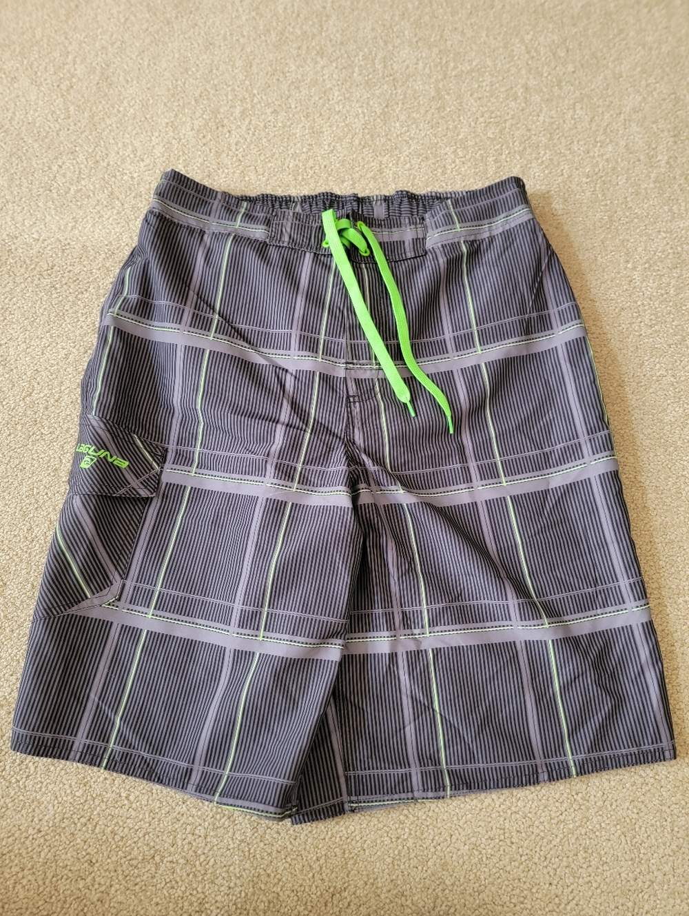 Laguna Board/ Swim Trunk Shorts With Pocket And Drawstrings Size Small Mens